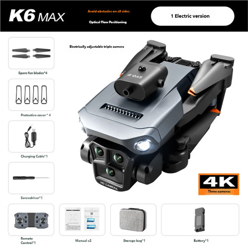 Drone max tripla camera - max, 4k