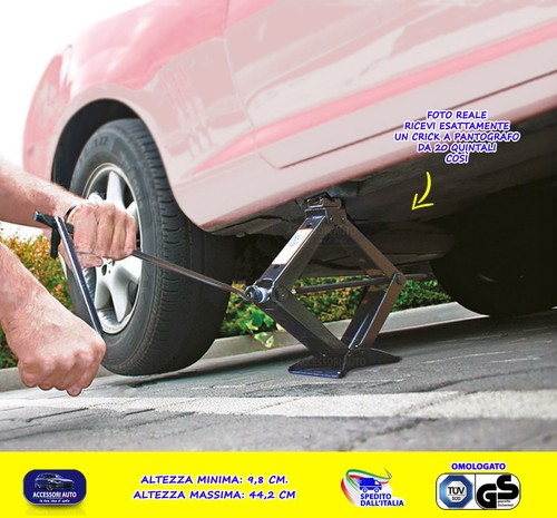 Cric pantografo portata - cric,