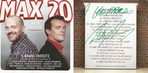 Max pezzali raro cd - pezzali, con