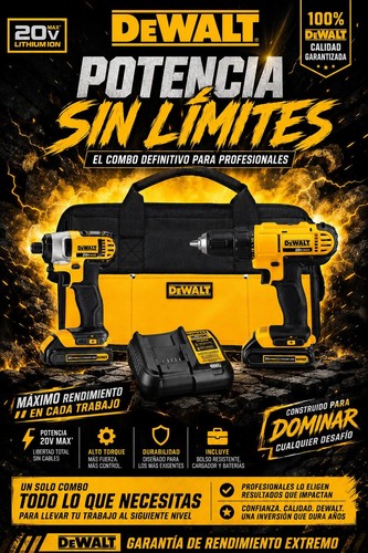 Dewalt 20v max - dewalt, combinato